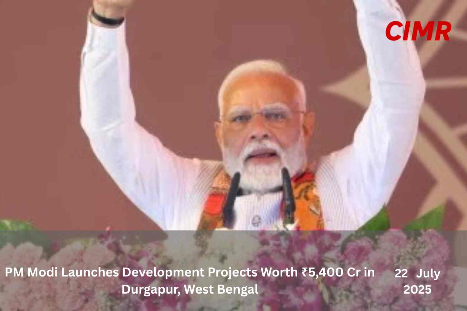 PM Modi Launches Development Projects Worth ₹5,400 Cr in Durgapur, West Bengal