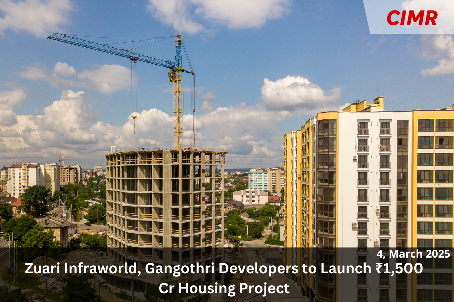 Zuari Infraworld, Gangothri Developers to Launch ₹1,500 Cr Housing Project