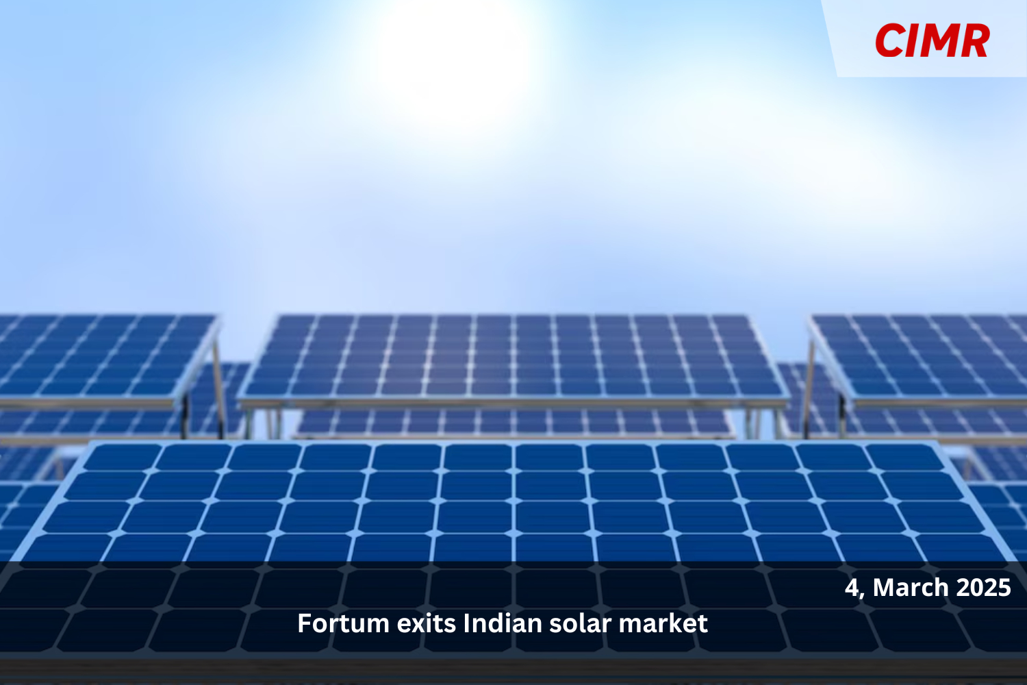 Fortum exits Indian solar market