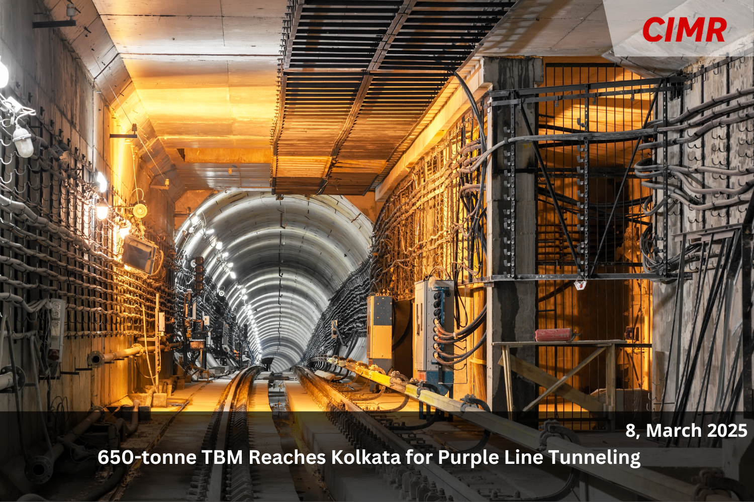 650-tonne TBM Reaches Kolkata for Purple Line Tunneling