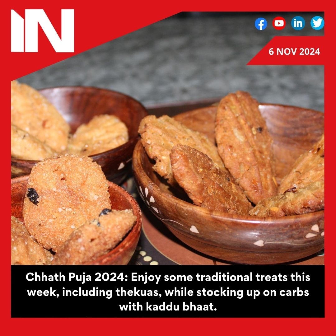 Chhath Puja 2024: Snack on thekuas while carb-loading with kaddu bhaat, traditional delicacies to savour this week