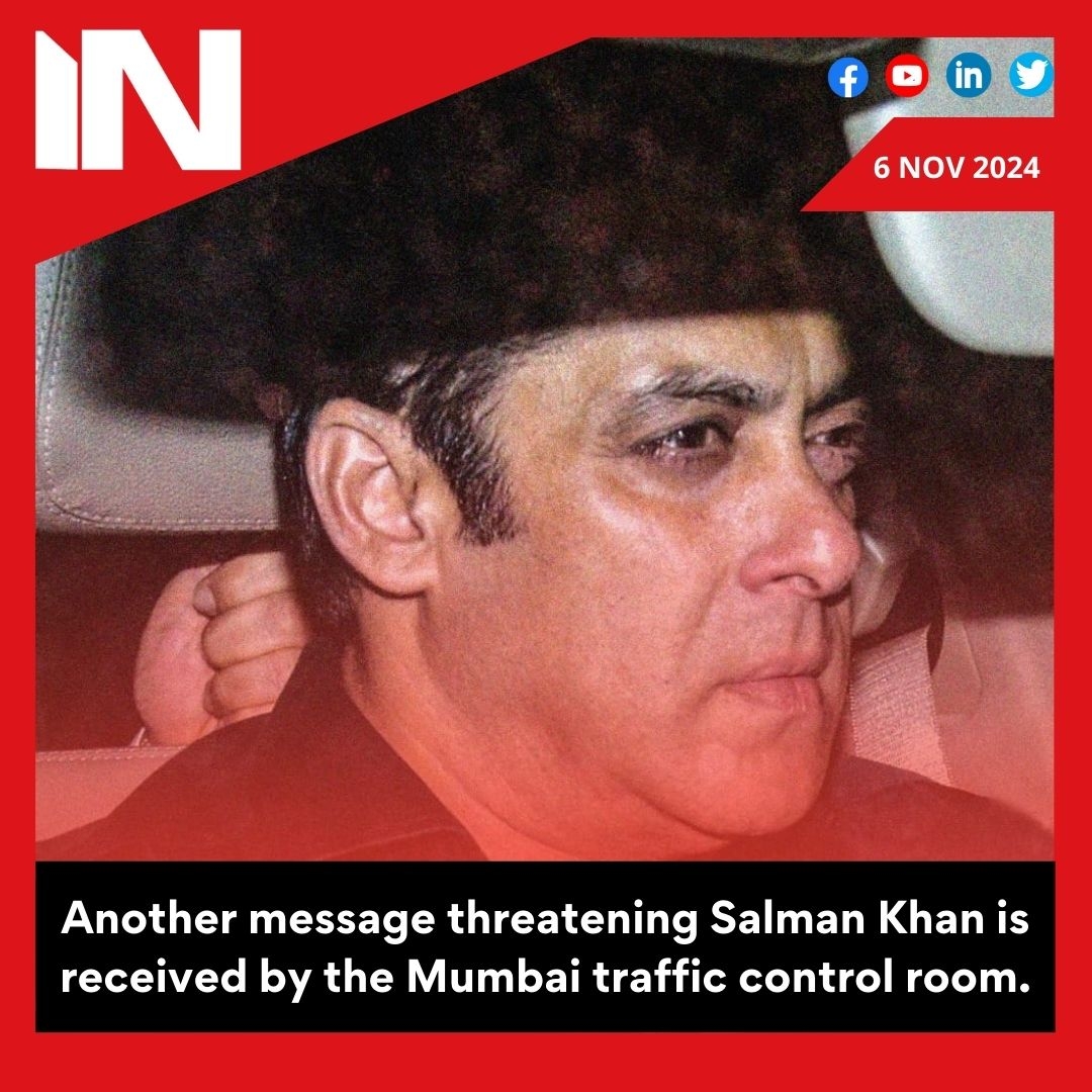 Mumbai traffic control room receives one more message threatening Salman Khan