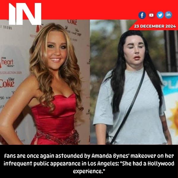 Amanda Bynes makes rare public appearance in LA, fans shocked again with her transformation: ‘Hollywood happened to her’