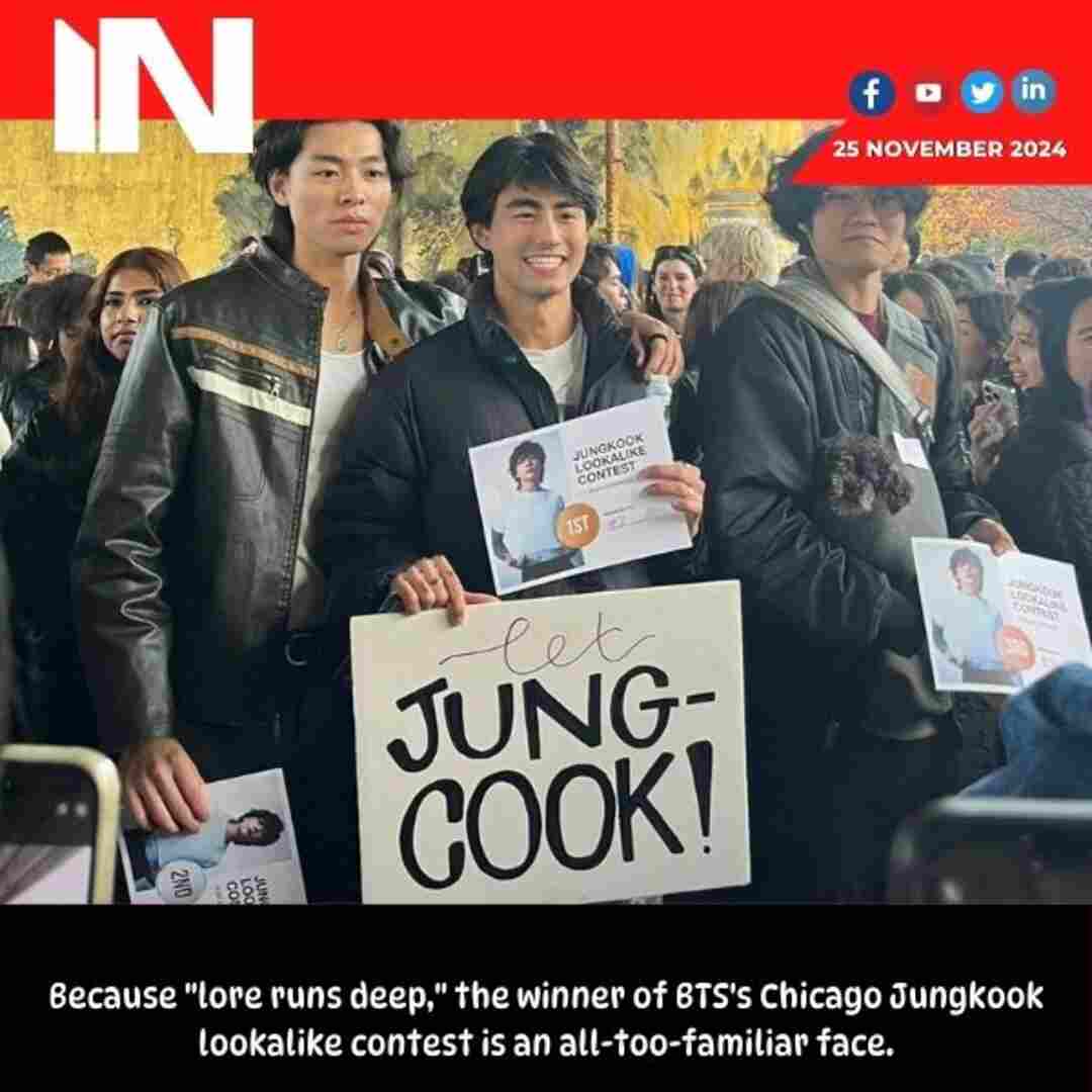 Winner of BTS’ Jungkook lookalike competition in Chicago is an all-too-familiar face as ‘lore runs deep’