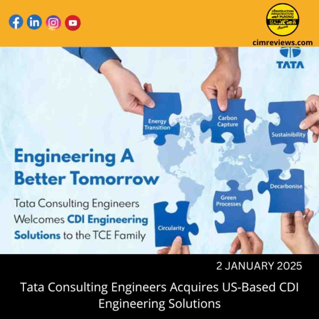 Tata Consulting Engineers Acquires US-Based CDI Engineering Solutions