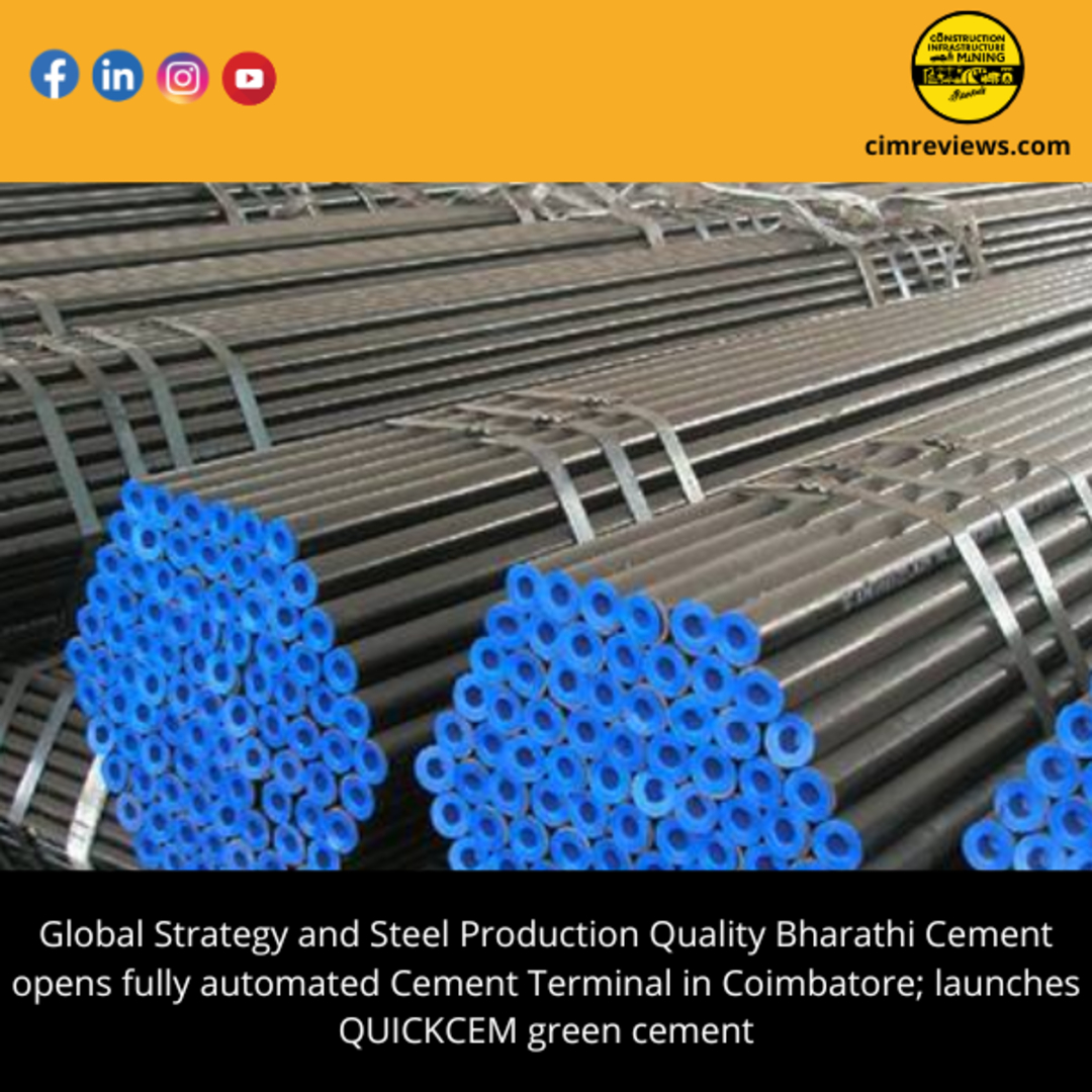 Bharathi Cement opens fully automated Cement Terminal in Coimbatore; launches QUICKCEM green cement