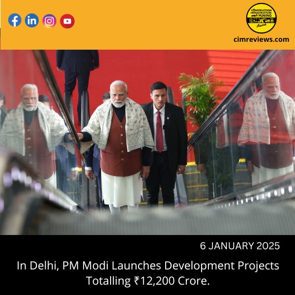 In Delhi, PM Modi Launches Development Projects Totalling ₹12,200 Crore