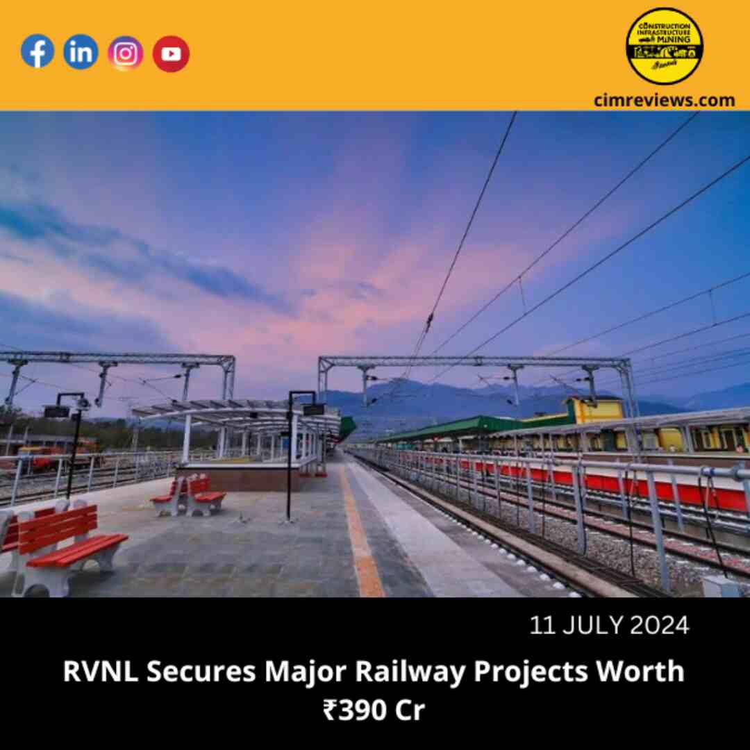 RVNL Secures Major Railway Projects Worth ₹390 Crore.