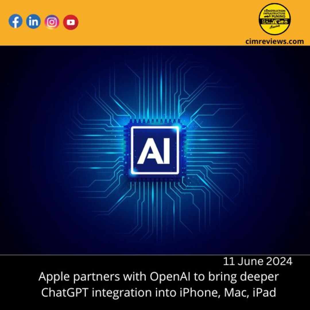 Apple partners with OpenAI to bring deeper ChatGPT integration into iPhone, Mac, iPad