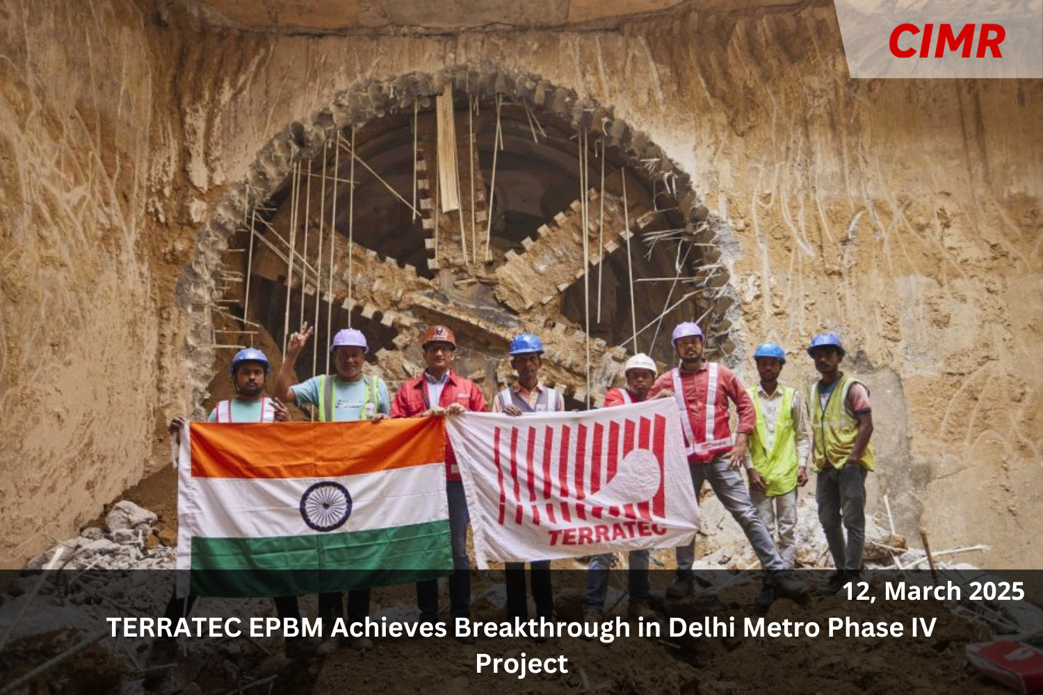 TERRATEC EPBM Achieves Breakthrough in Delhi Metro Phase IV Project