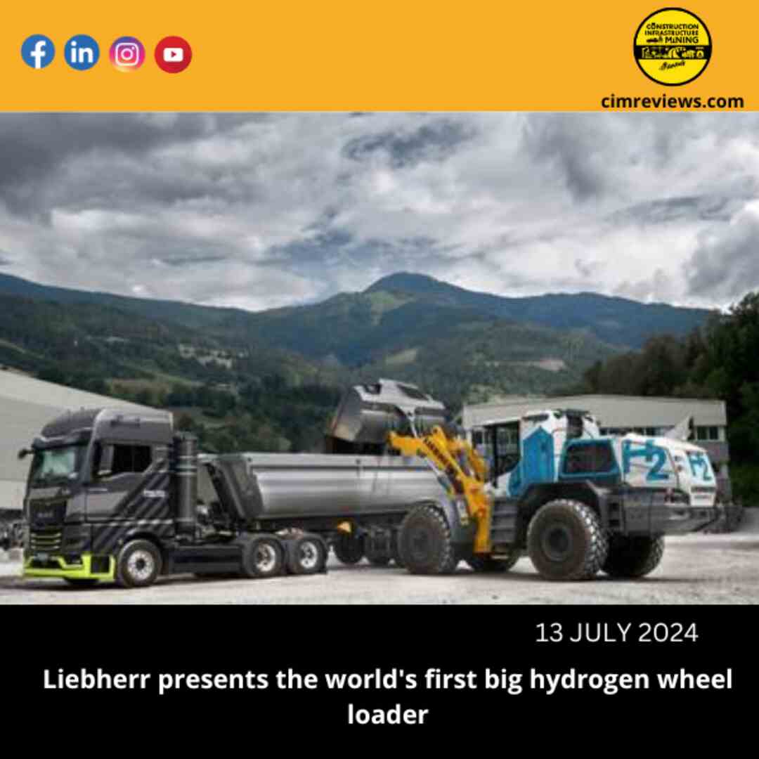 Liebherr presents the world’s first big hydrogen wheel loader.