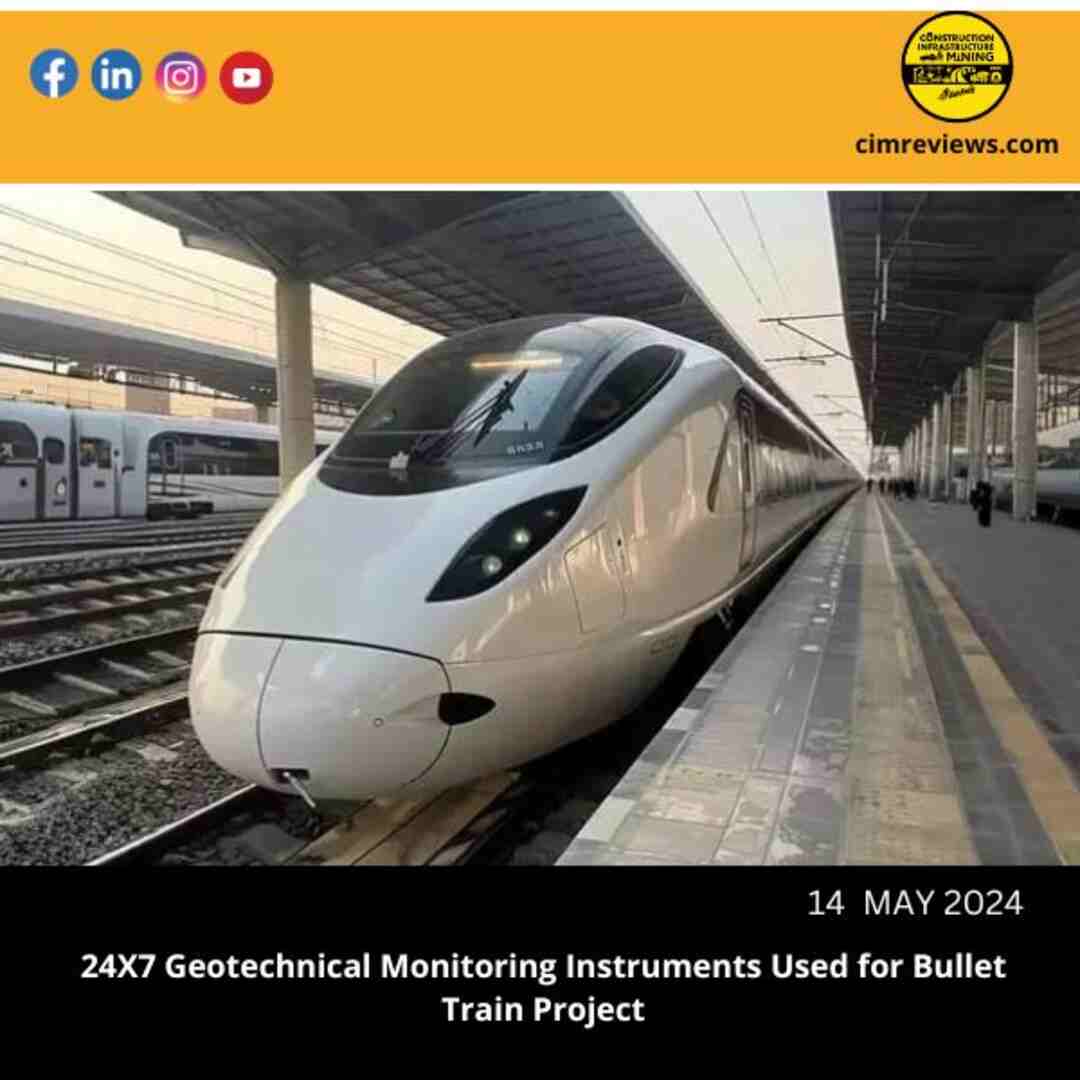 24X7 Geotechnical Monitoring Instruments Used for Bullet Train Project