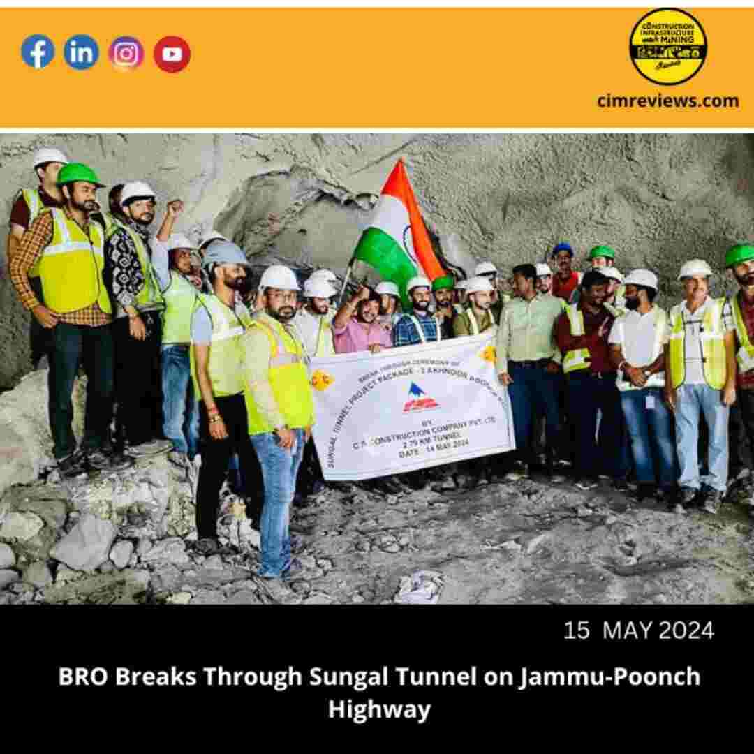 BRO Breaks Through Sungal Tunnel on Jammu-Poonch Highway