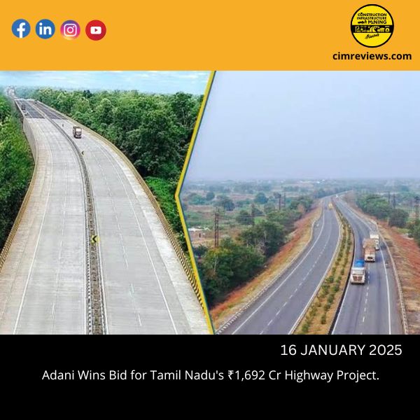 Adani Wins Bid for Tamil Nadu’s ₹1,692 Cr Highway Project