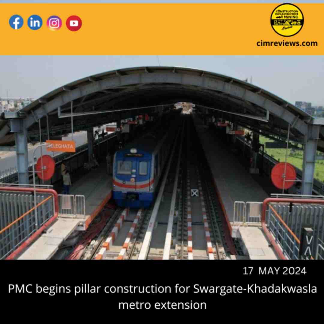 PMC begins pillar construction for Swargate-Khadakwasla metro extension