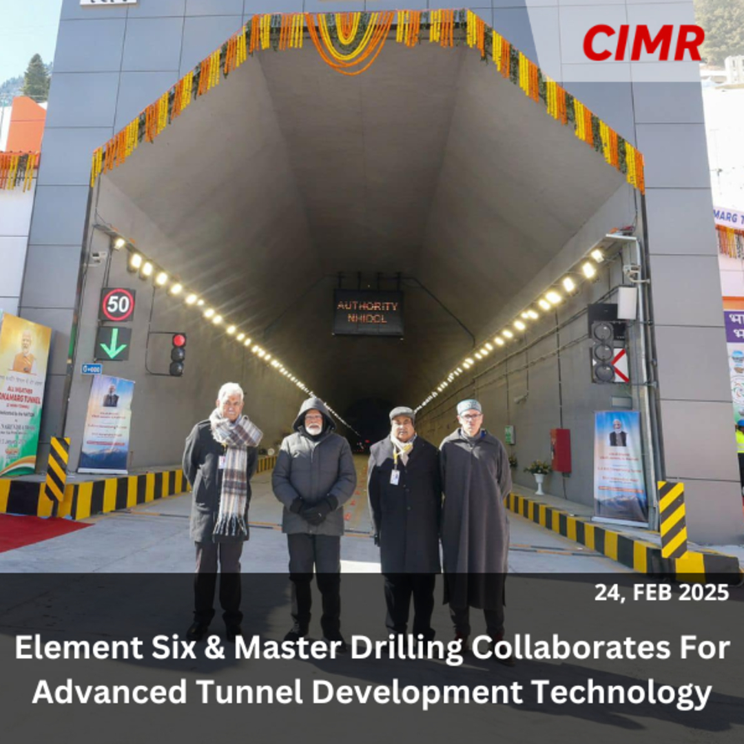 Element Six & Master Drilling Collaborates For Advanced Tunnel Development Technology