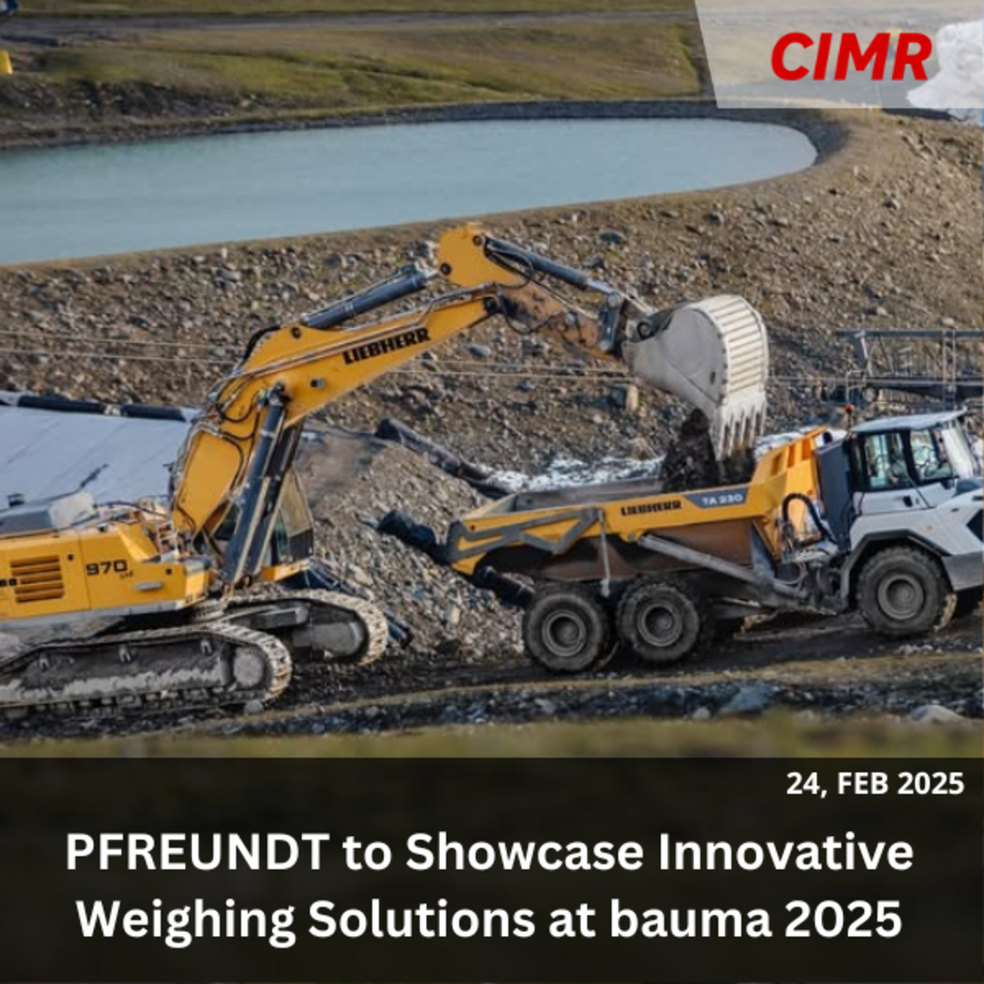 PFREUNDT to Showcase Innovative Weighing Solutions at bauma 2025