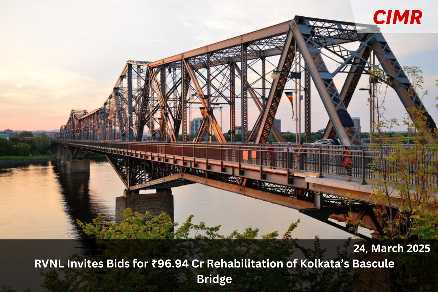 RVNL Invites Bids for ₹96.94 Cr Rehabilitation of Kolkata’s Bascule Bridge