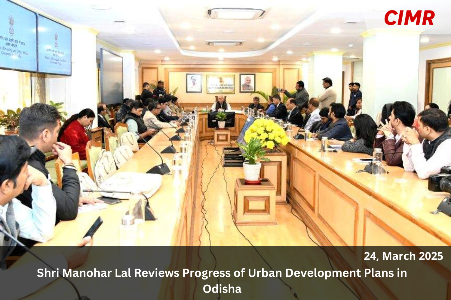 Shri Manohar Lal Reviews Progress of Urban Development Plans in Odisha