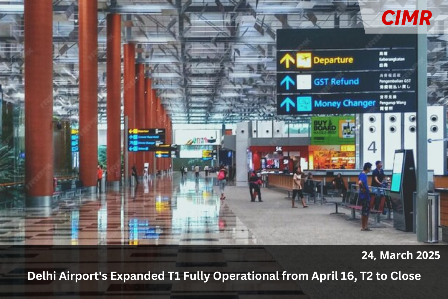 Delhi Airport’s Expanded T1 Fully Operational from April 16, T2 to Close