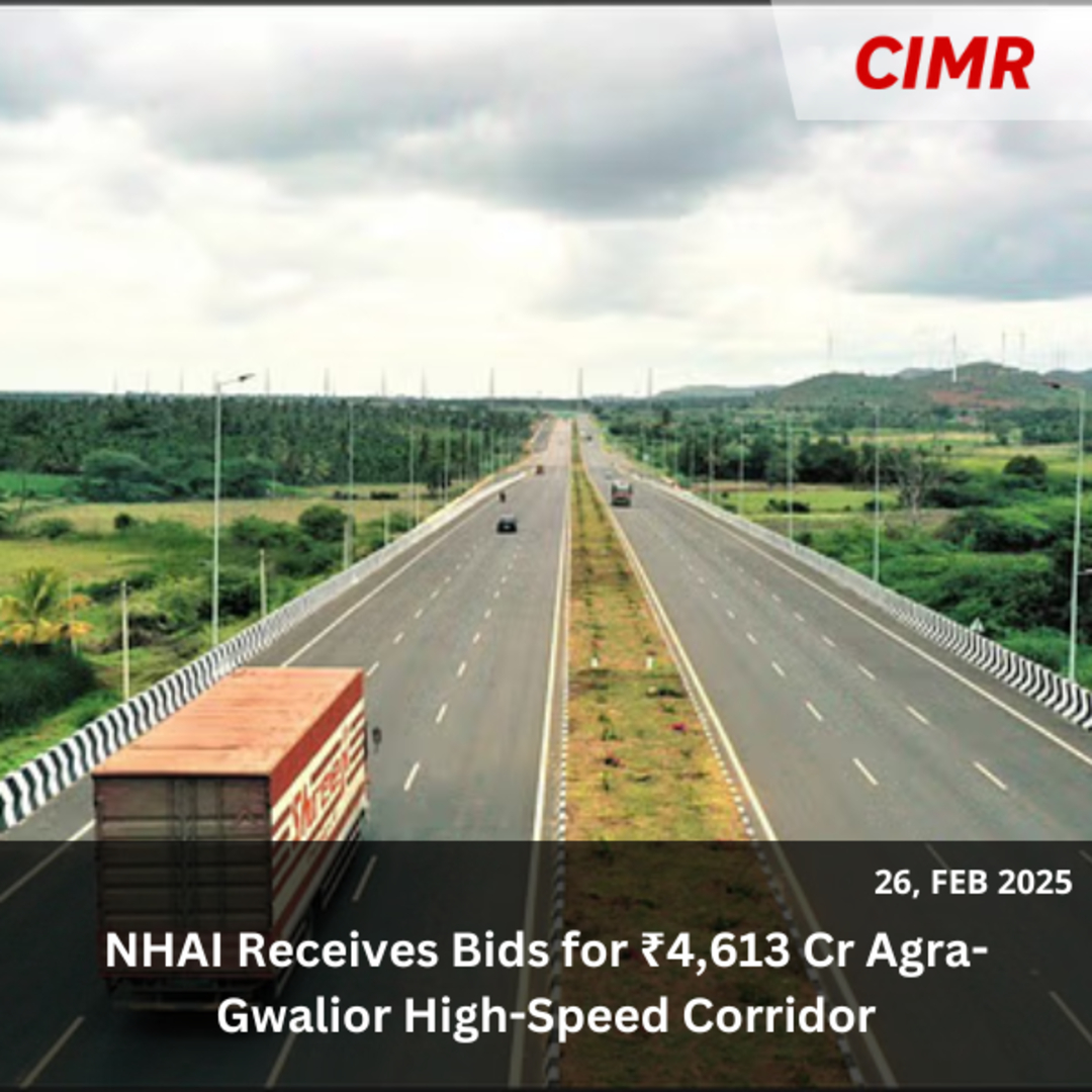 NHAI Receives Bids for ₹4,613 Cr Agra-Gwalior High-Speed Corridor