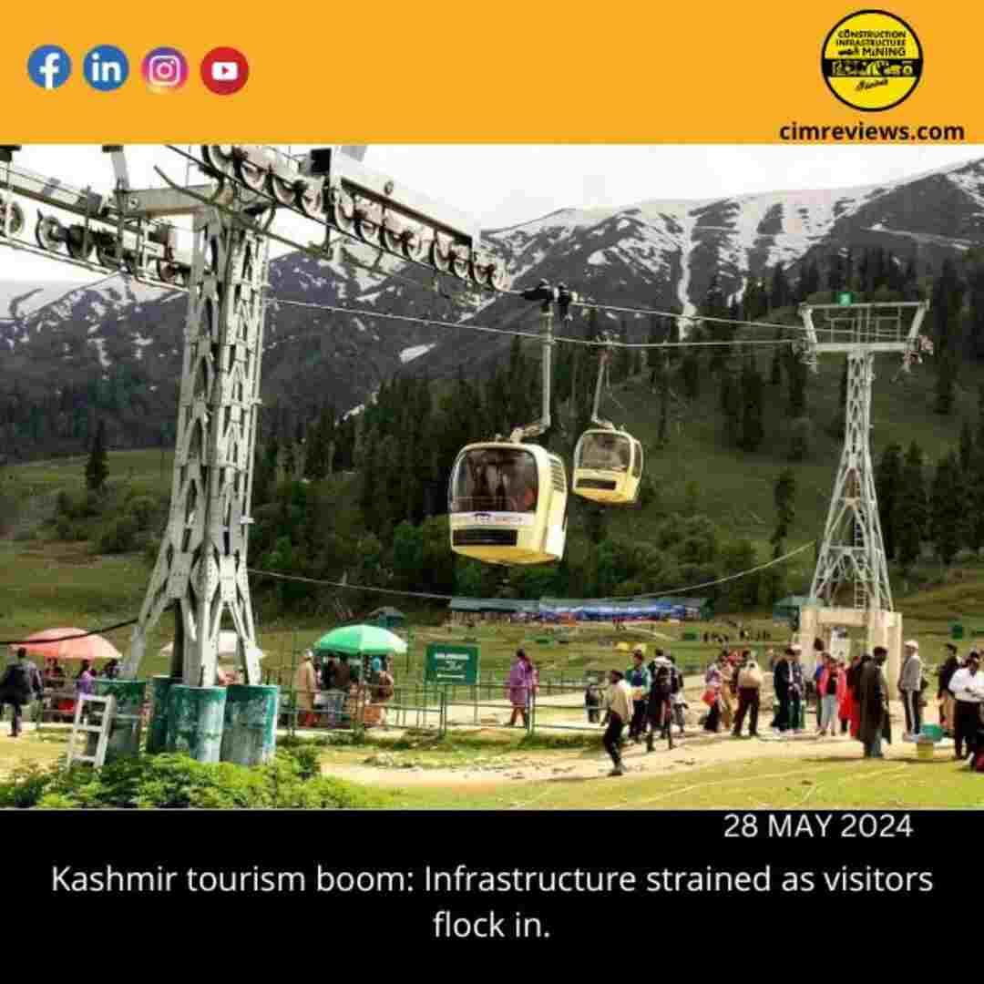 Kashmir tourism boom: Infrastructure strained as visitors flock in.