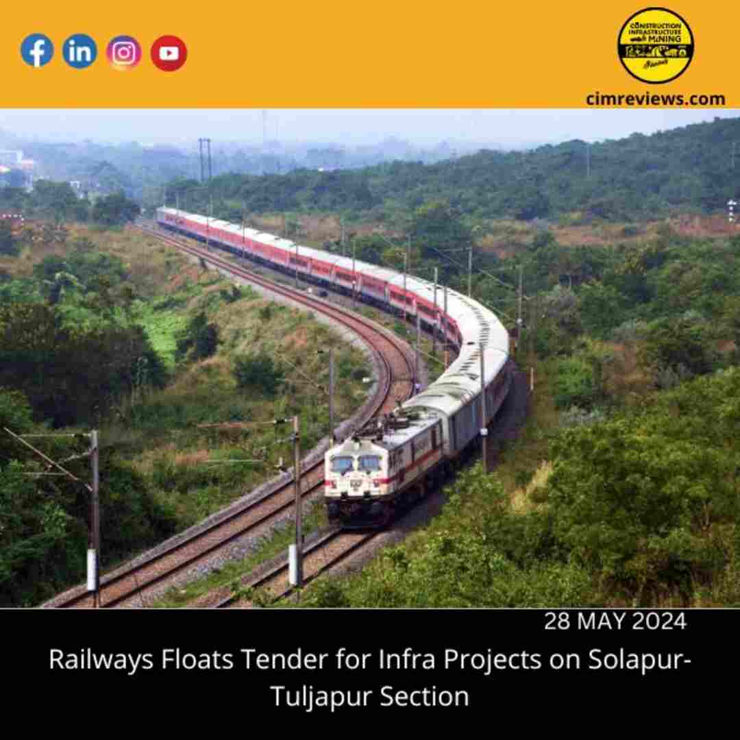 Railways Floats Tender for Infra Projects on Solapur-Tuljapur Section