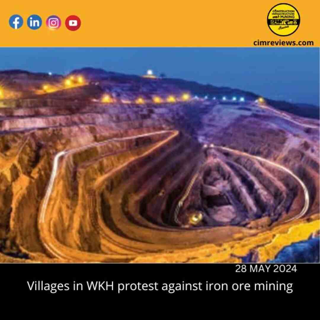 Villages in WKH protest against iron ore mining