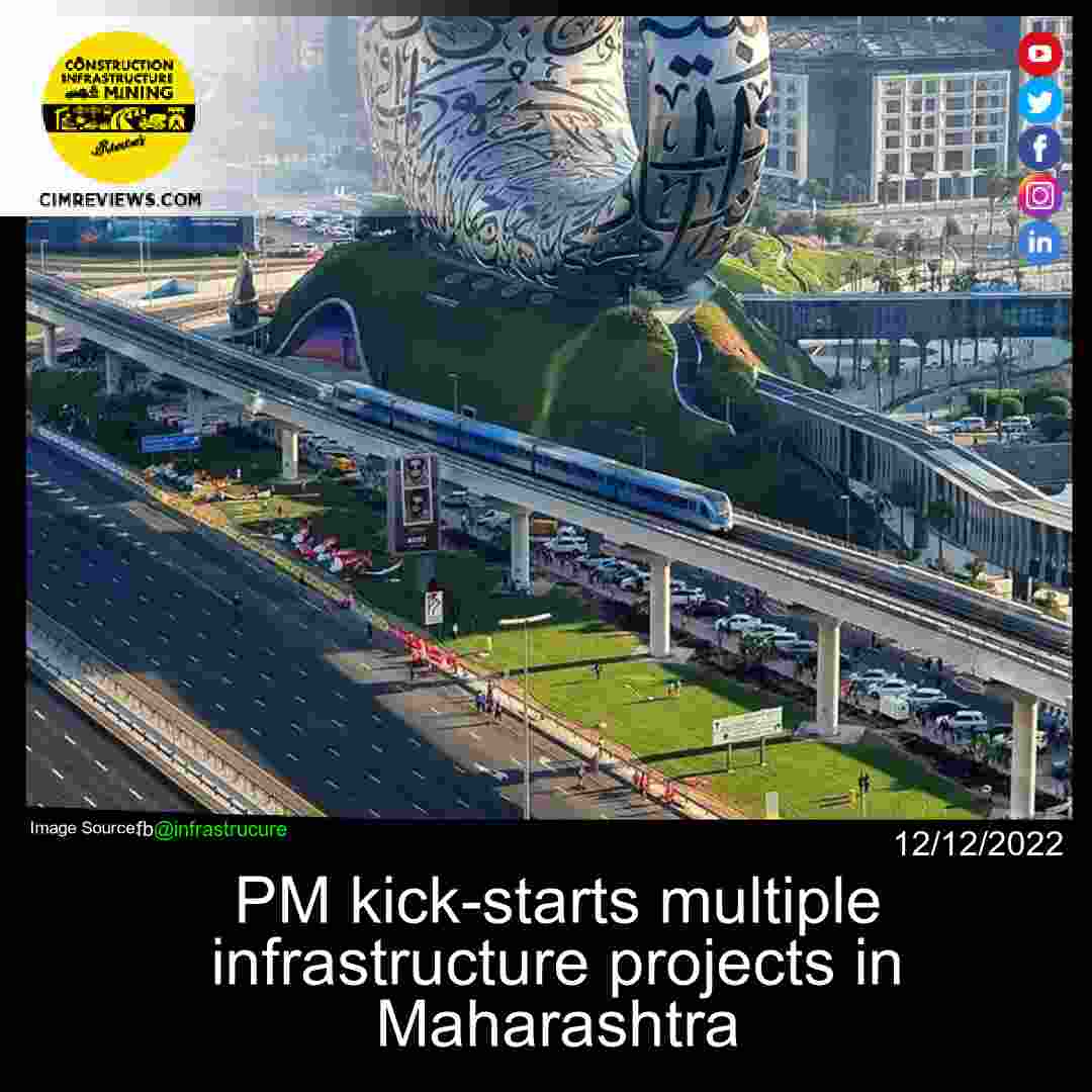 PM kick-starts multiple infrastructure projects in Maharashtra