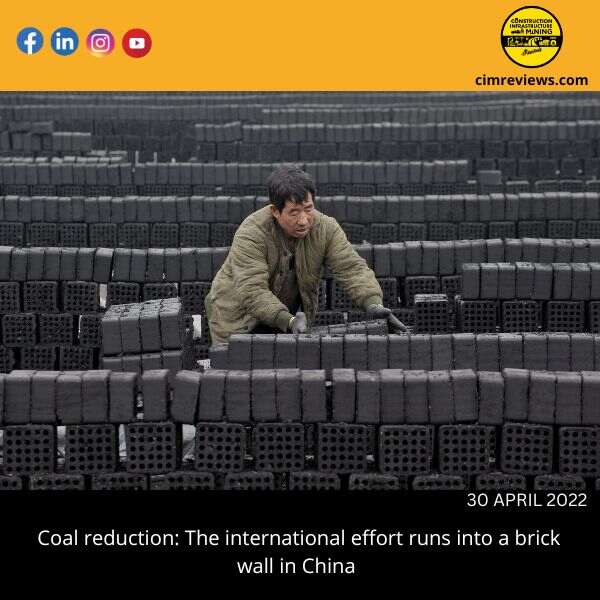 Coal reduction: The international effort runs into a brick wall in China