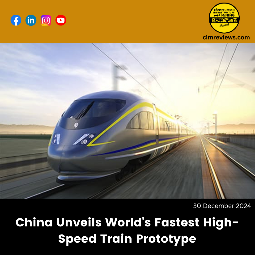 China Unveils World’s Fastest High-Speed Train Prototype