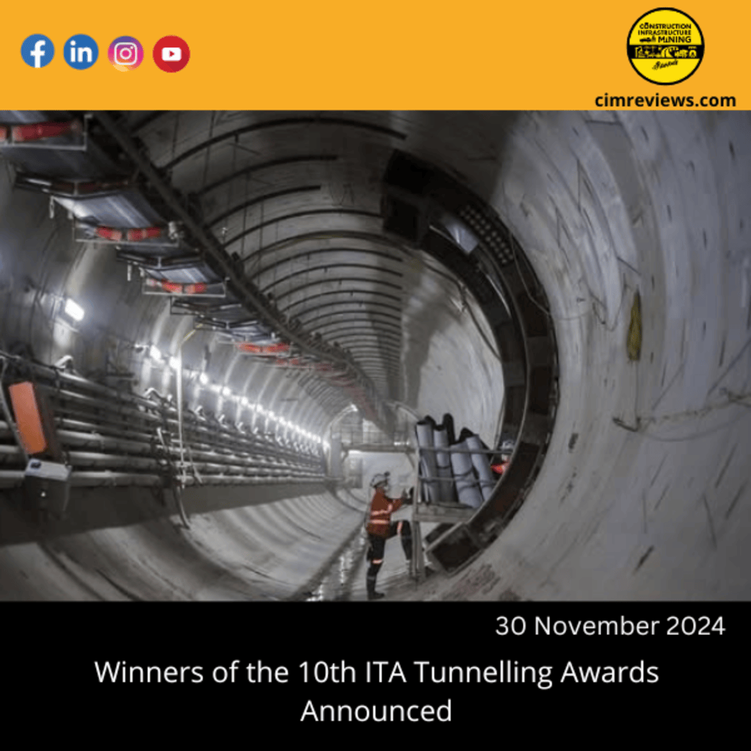 Winners of the 10th ITA Tunnelling Awards Announced