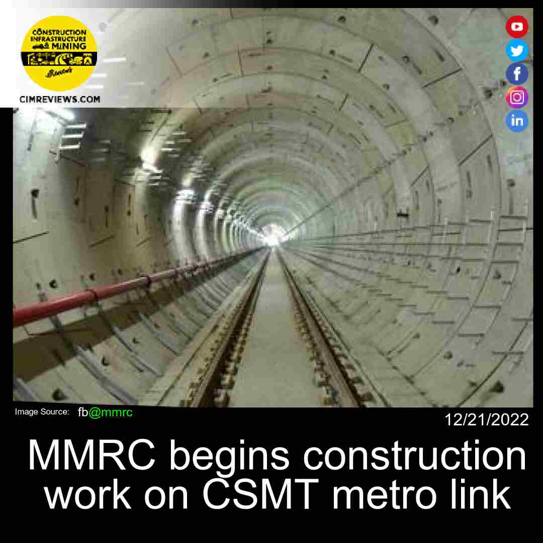 MMRC begins construction work on CSMT metro link