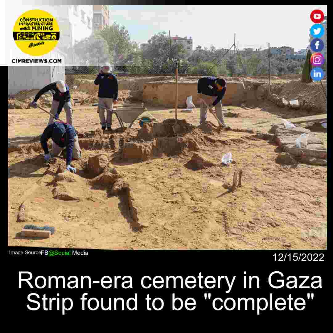 Roman-era cemetery in Gaza Strip found to be “complete”