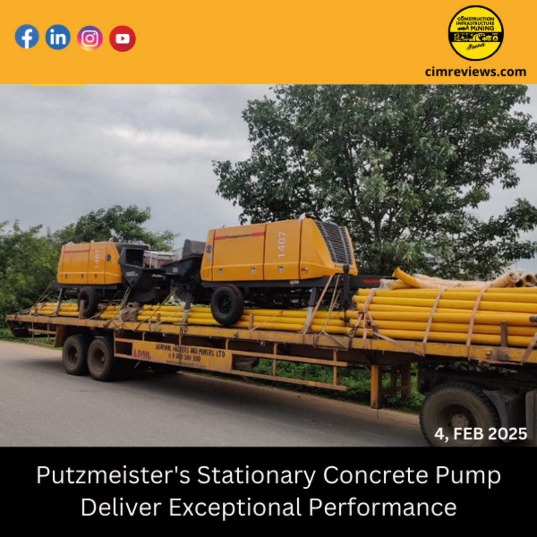 Putzmeister’s Stationary Concrete Pump Deliver Exceptional Performance