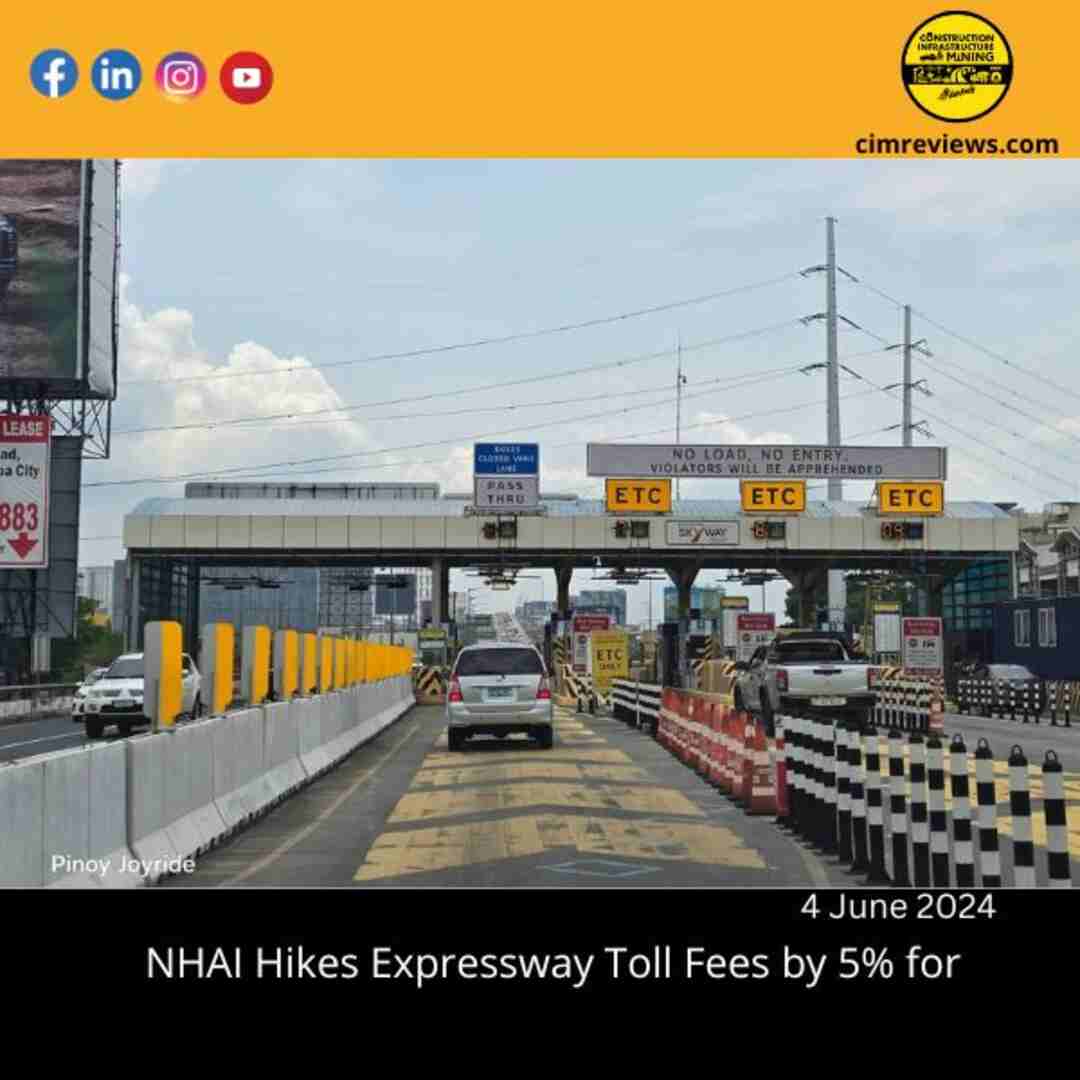 NHAI Hikes Expressway Toll Fees by 5% for