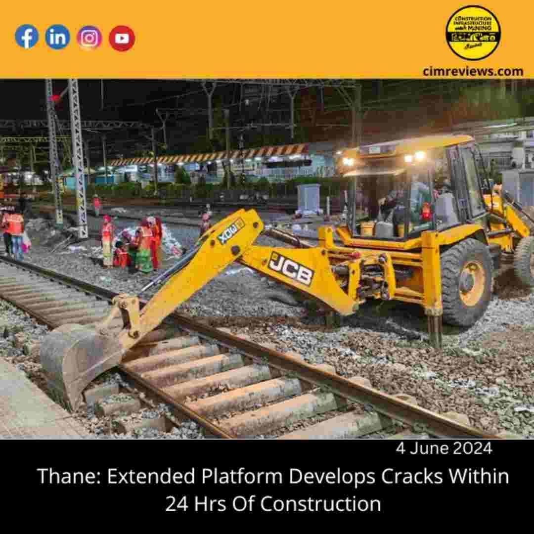 Thane: Extended Platform Develops Cracks Within 24 Hrs Of Construction
