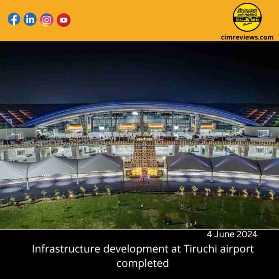 Infrastructure development at Tiruchi airport completed