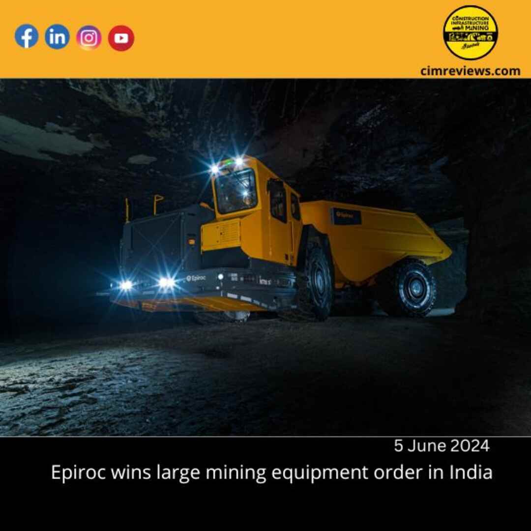 Epiroc wins large mining equipment order in India