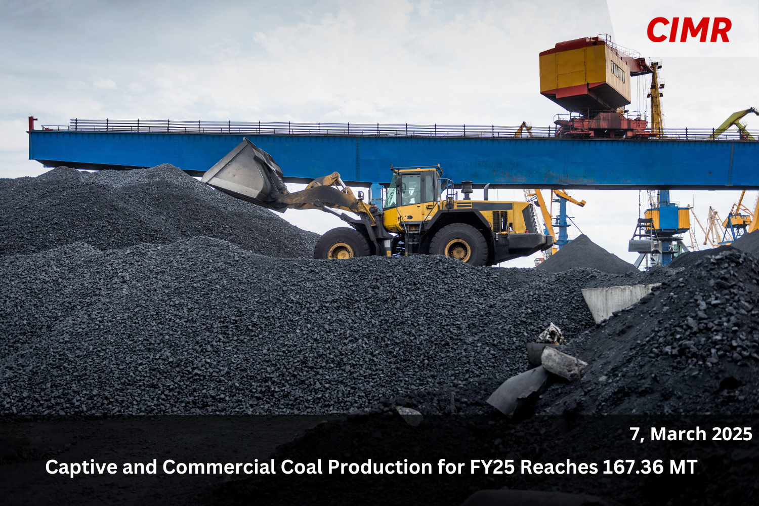 Captive and Commercial Coal Production for FY25 Reaches 167.36 MT