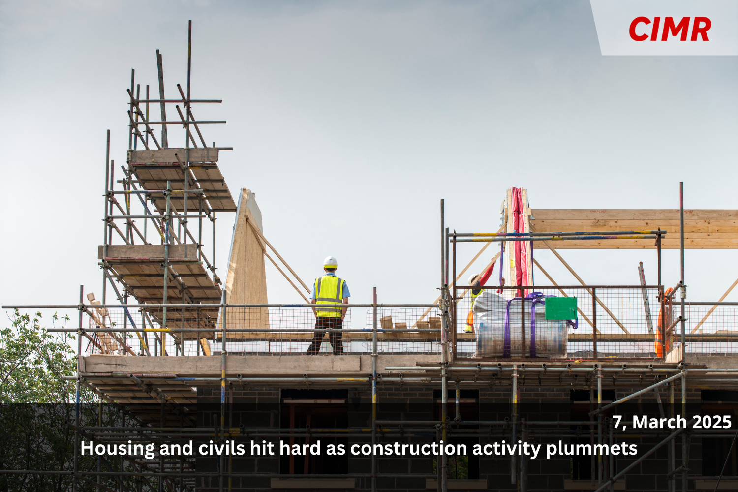 Housing and civils hit hard as construction activity plummets  