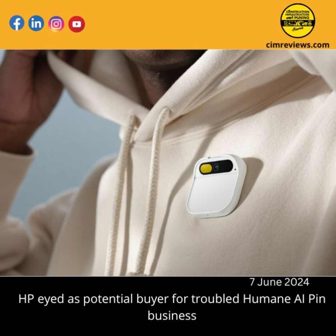 HP eyed as potential buyer for troubled Humane AI Pin business