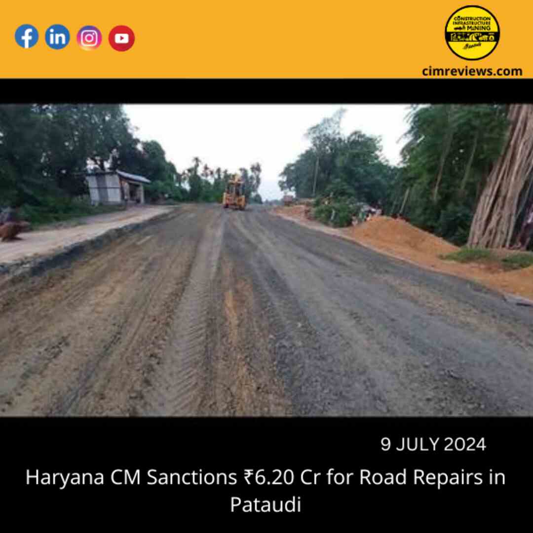 Haryana CM Sanctions ₹6.20 Cr for Road Repairs in Pataudi