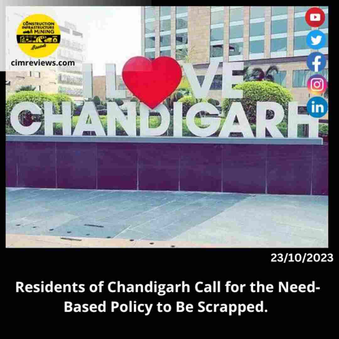 Residents of Chandigarh Call for the Need-Based Policy to Be Scrapped.