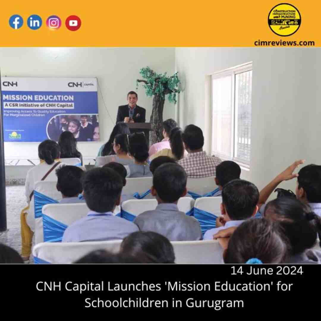 CNH Capital Launches ‘Mission Education’ for Schoolchildren in Gurugram